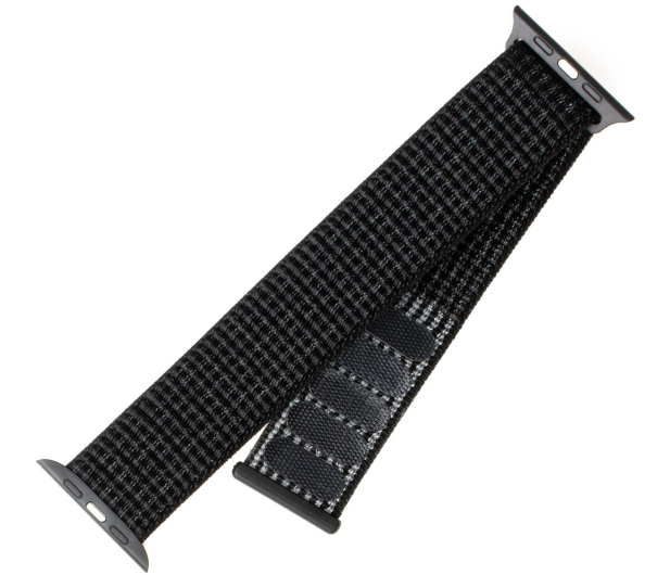 FIXED Nylon Strap do Apple Watch reflective black FIXNST-434-REBK - 1086802 - zdjęcie 2